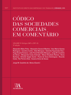 cover image of Código das Sociedades Comerciais em Comentário--Volume IV--2ª Edição
